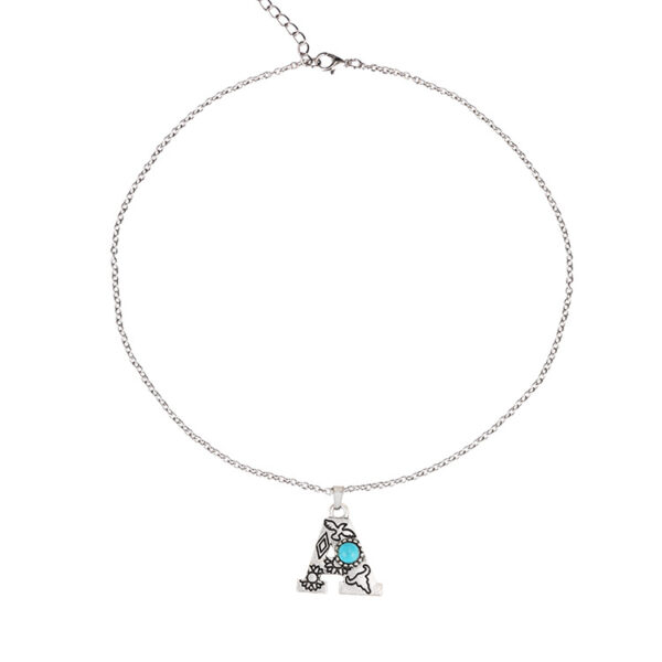 Wholesale Bohemian style English letter necklace