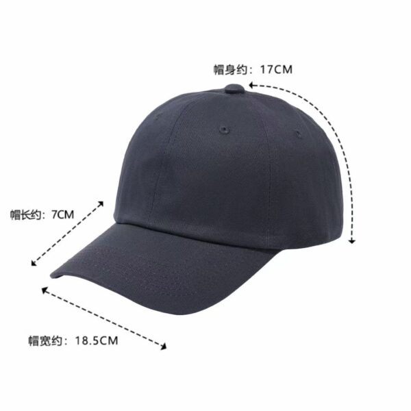 oly-f092eb5d834e4f6c36c346eac0dc2930 Wholesale High-grade solid color pure cotton big head circumference baseball cap light plate outdoor cap Korean men's all-match sunshade simple hat