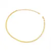 Wholesale PVD Coated Real Gold Plated 18K Gold Geometric 304 Stainless Steel Fashion Waterproof Non Tarnish 304 Stainless Steel Choker