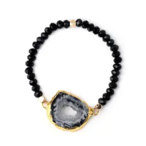 Wholesale Fashion Geometric Agate Bracelets