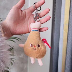 Chicken leg + Silver Buckle / About 10cm