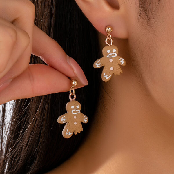 Wholesale Christmas Snowman Santa Claus Earrings