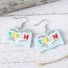 oly-f0c3f68065d35c3ade4d1fa69d46ec6d Wholesale School Season Books Apple Pendant Earrings Back to School Season Acrylic Teachers' Day Graduation Season Earrings