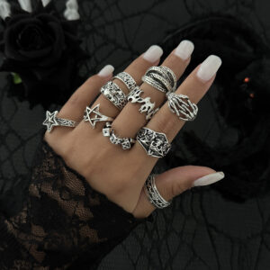 10 ancient silver 6644 / Free size