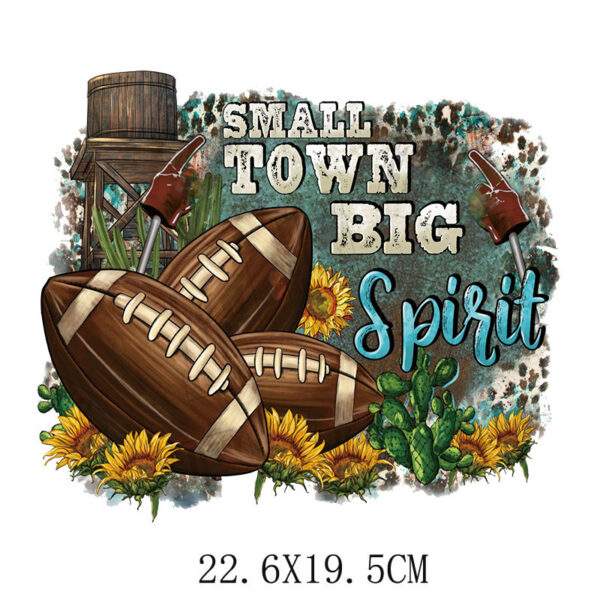 Wholesale Rugby letter heat transfer pattern