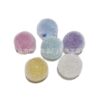 Wholesale Colorful flocked round beads