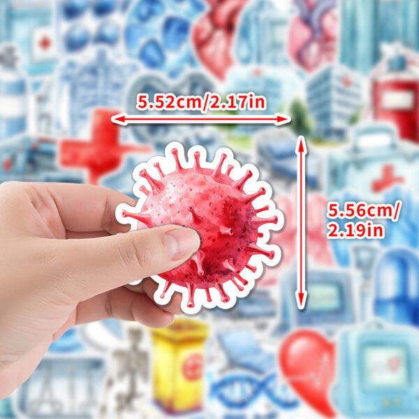 Wholesale DIY Wraps For Craft Cartoon medical doodle stickers