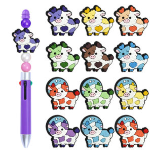 Wholesale Colorful Cow Series Beads