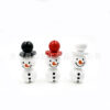 Wholesale Christmas Wooden Beads Snowman Beads