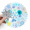 oly-f111216ba68560ab4240c0e9ac8bd98a Wholesale snowflake graiti winter small fresh DIY lage stickers