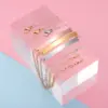 304 Stainless Steel Customization Laser Engraving Solid Color PVD Coated 18K Real Gold Plated Simple Style Waterproof Non Tarnish Bracelets