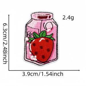 Strawberry cloth patch 4#