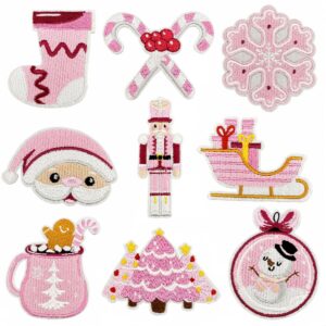 oly-f12f35cec1c54faaecb7fa5812232279 Wholesale Computer Embroidery Label Cute Pink Series Badge Gift Patch Garment Accessories DIY Hand Account Embroidery Patch