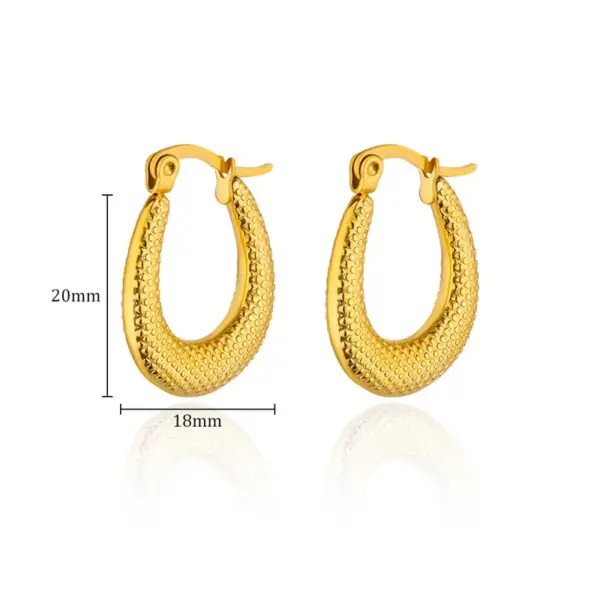 Wholesale 304 Stainless Steel Alloy Geometric Flower PVD Coated Zircon 18K Gold Plated 18K Gold Elegant Classical Romantic Plating Ear Studs