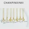 Wholesale Titanium Steel Basic Modern Style Classic Style Plating Inlay Heart Shape Zircon Pendant Necklace
