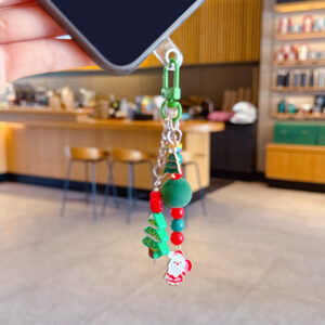 DIY Christmas Beaded Necklace - Santa Claus