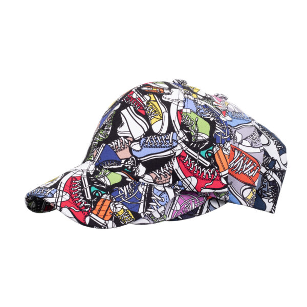 Wholesale Spring New Graffiti Outdoor Sun Protection Sun Hat Spring and Autumn High-grade Printed Hard Top Baseball Cap B1167