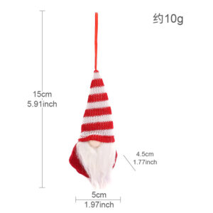 Knitted forest old man pendant c