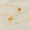 Ion Plating (IP) 18K Gold Plated Letter 304 Stainless Steel Casual Simple Style Waterproof Non Tarnish 304 Stainless Steel Bracelets