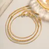 Wholesale PVD Coated Real Gold Plated 18K Gold Solid Color 304 Stainless Steel Simple Style Classic Style Waterproof Non Tarnish 304 Stainless Steel Bracelets