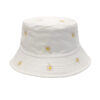 Wholesale Japanese and Korean New Daisy Embroidered Fisherman Hat Women's Autum Outdoor Sun Protection Hat Couple Sunshade Double-Sided Basin Hat