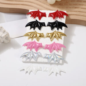Wholesale Ultrasonic Embossed Devil Horn Wings DIY Handmade Halloween Vampire Hairpin Doll Hat Decorative Accessories