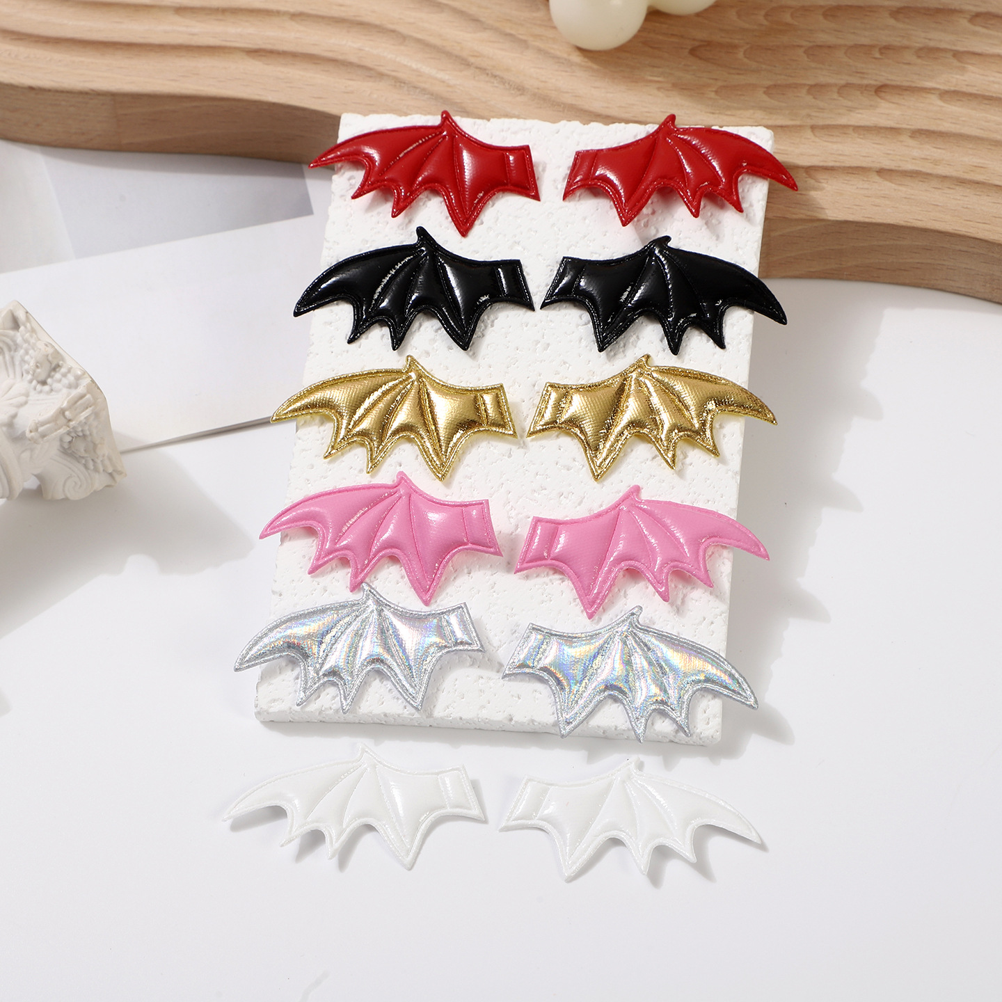 Wholesale Ultra Embossed Devil Horn Wings DIY Handmade Vampire Hairpin Doll Hat Decorative Aessories