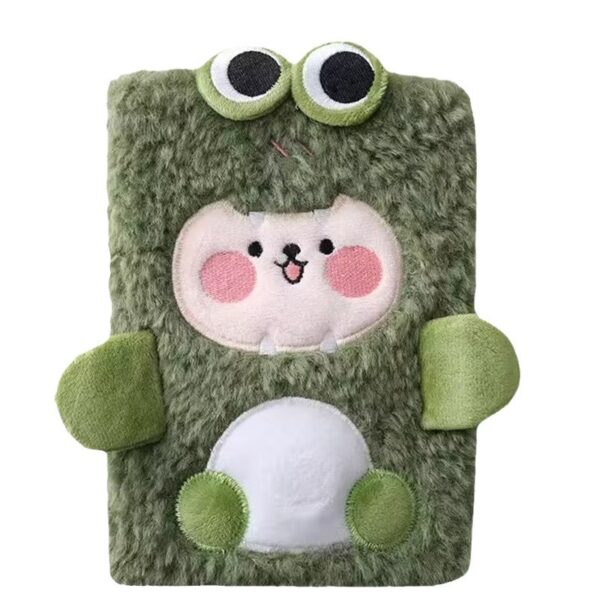 oly-f167a2ca050ac01fdd8f2bf62eaa7e80 Wholesale Cute Frog Decompression Plush High-Value Hand Ledger Notebook