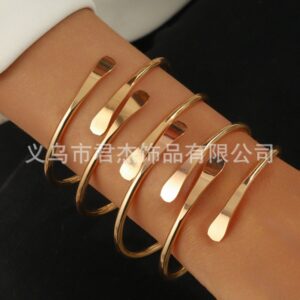 Wholesale Punk style exaggerated arm bracelet hollow bracelet for women