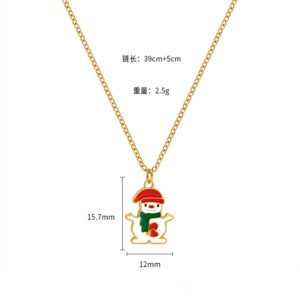 DG-XL00274-Red Heart Snowman