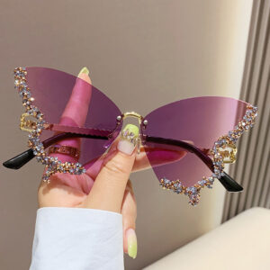 Source factory straight hair] / C03 Phoenix Butterfly 9933# [Gradual Purple] Full Diamond