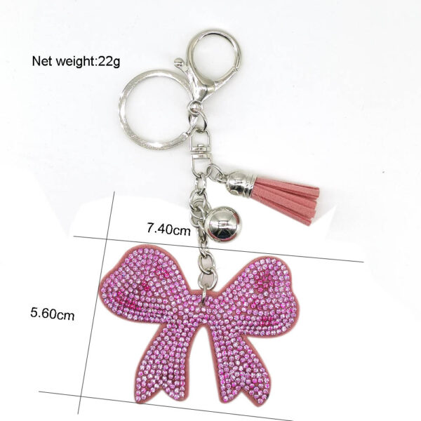 Wholesale Diamond Bow Key Chain Hot Diamond Keychains