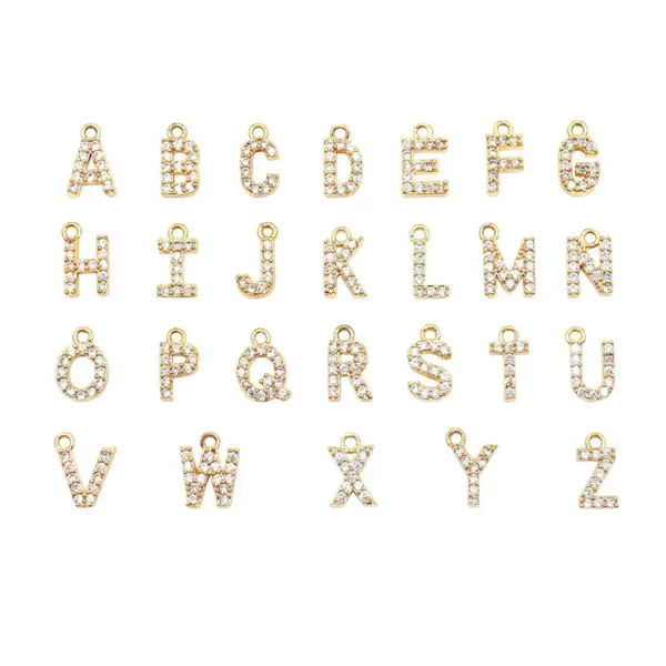 Wholesale 201 Stainless Steel Copper Inlay Letter Heart Shape Zircon Copper Bracelets