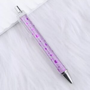 Bullet-shaped 0.7mm black / 16-Bright pink and purple heart