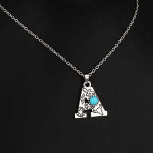 9001 silver O-Chain Letter A