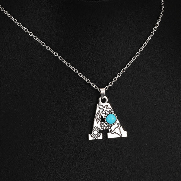 Wholesale Bohemian style English letter necklace