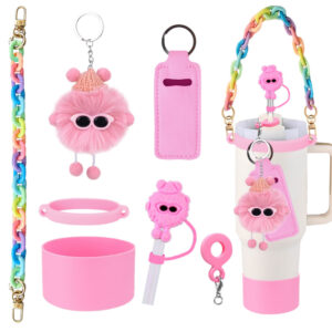 Small briquettes set pink