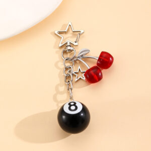 08 White keychain 2328