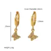 PVD Coated Real Gold Plated Star Snake Butterfly 304 Stainless Steel Streetwear Waterproof Non Tarnish Drop Earrings