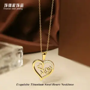 Gold Heart Necklace N0455G