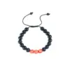 Wholesale Simple Style Geometric Glass Glass Obsidian Bracelets In Bulk