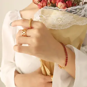 E314-Jacinth Bracelet-17cm