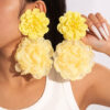 Wholesale Valentine's Day Fresh Multi-colored Flower Earrings