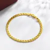Wholesale Jewelry Vintage Style XUPING Simple Style Geometric Copper 18K Gold Plated Plating Cuban Link Chain Curb Chain Chain Bracelet