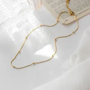 [86011] Ball Bead Chain / Gold