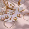 Wholesale 304 Stainless Steel Geometric PVD Coated 18K Real Gold Plated Basic Simple Style Classic Style Waterproof Non Tarnish Necklace