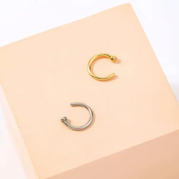 Wholesale Simple Stainless Steel Piercing U-shaped Nose Ring Piercing Nose Ornaments Wholesale Nose Pin