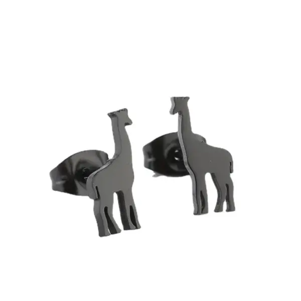 PVD Coated 18K Gold Real Gold Plated Animal 304 Stainless Steel Cute Waterproof Non Tarnish Ear Studs