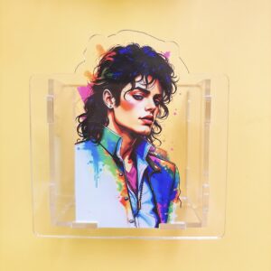 B371-michael jackson pen holder