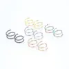 Simple Style Solid Color Stainless Steel Plating Nose Ring Nose Pin